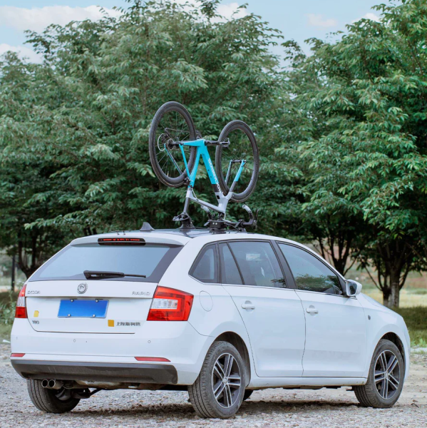 ROCKBROS | Tragbar Fahrradträger elektrisch Fahrrad Dachträger mit Saugnapf